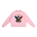 Essential Fleece Mock-Neck Crew Sweatshirt