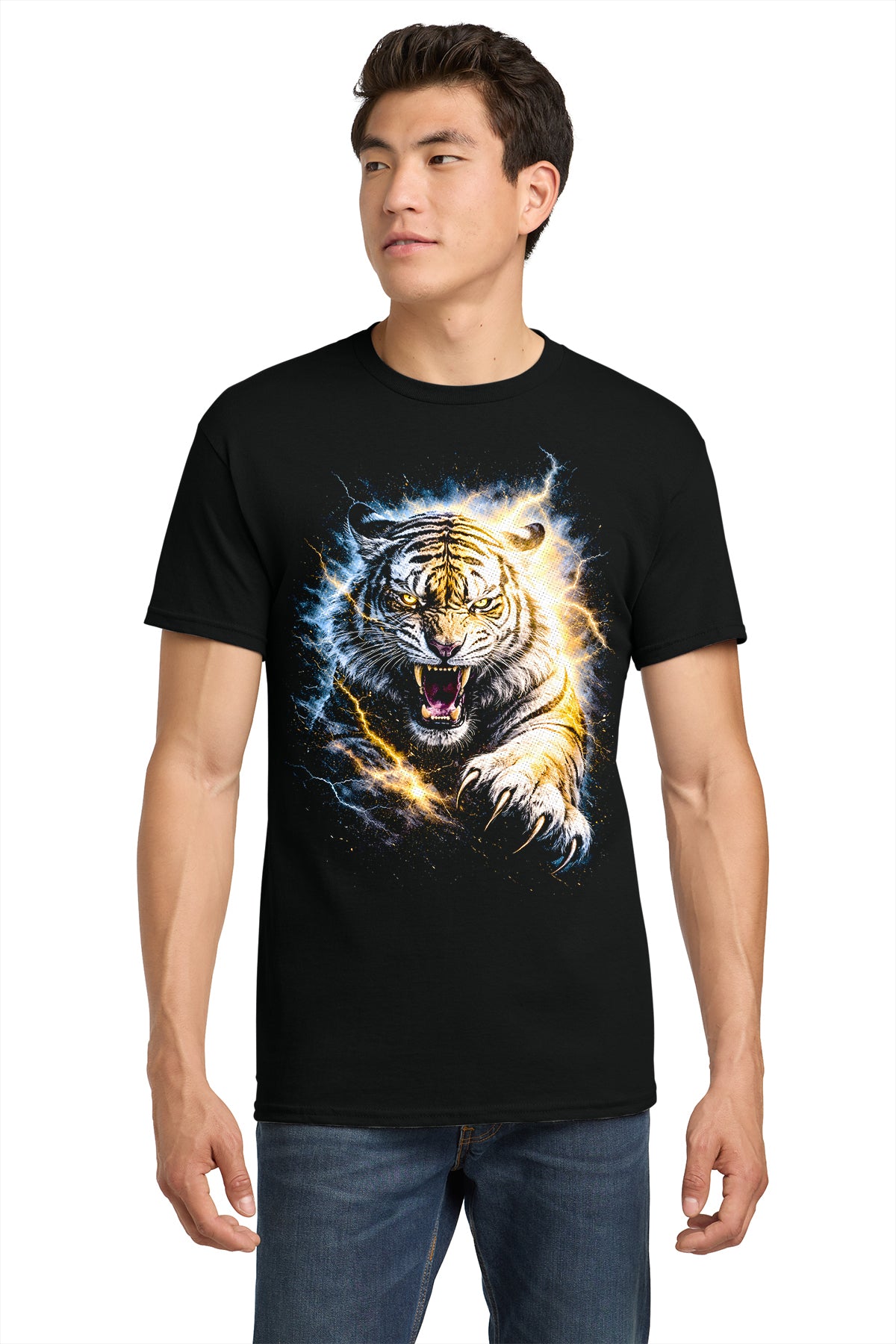 Bengal Tiger in Lightning