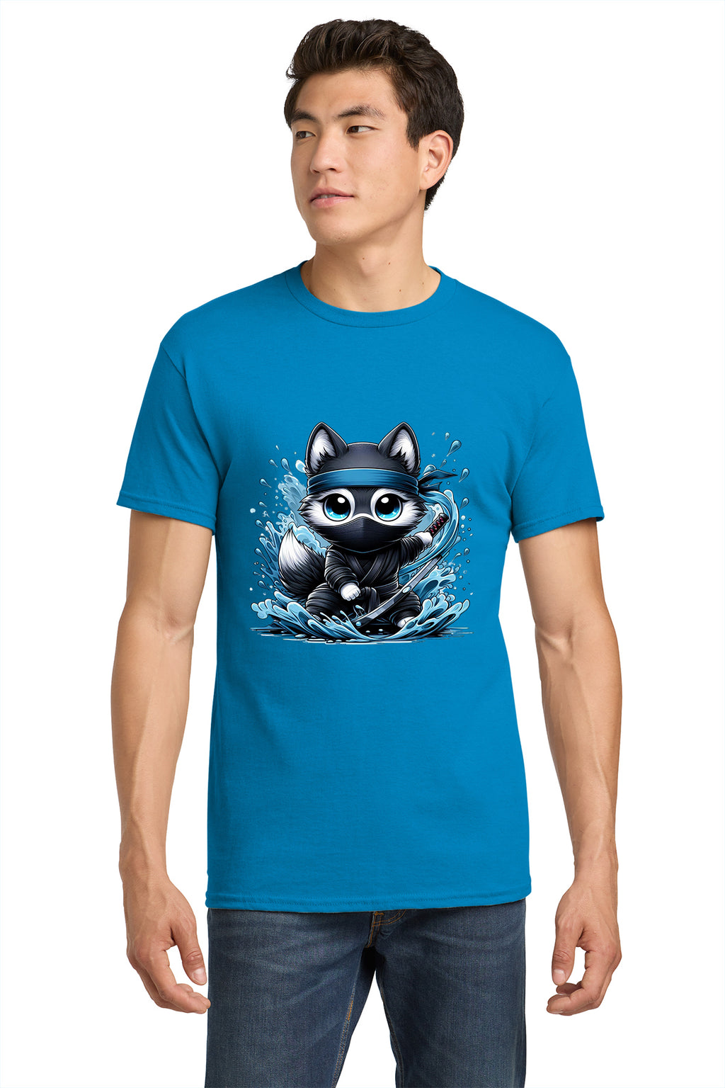 Cute AI Ninja Cat